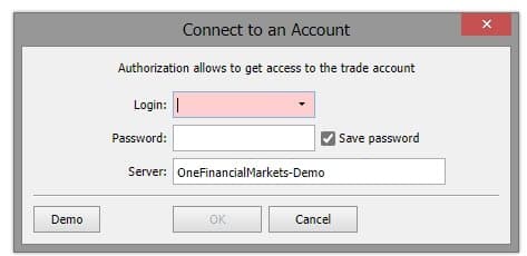 OF Markets Account Registration 4