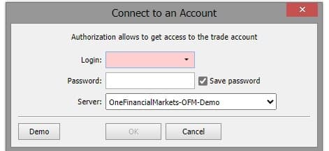 OF Markets Account Registration 3