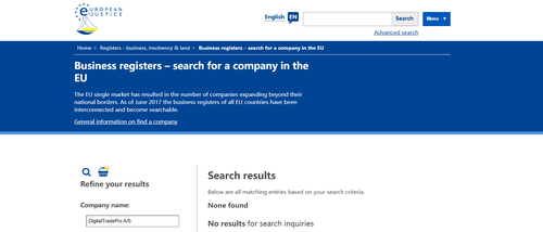 Fake Company Information