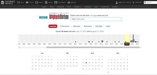 Wayback Machine Archive
