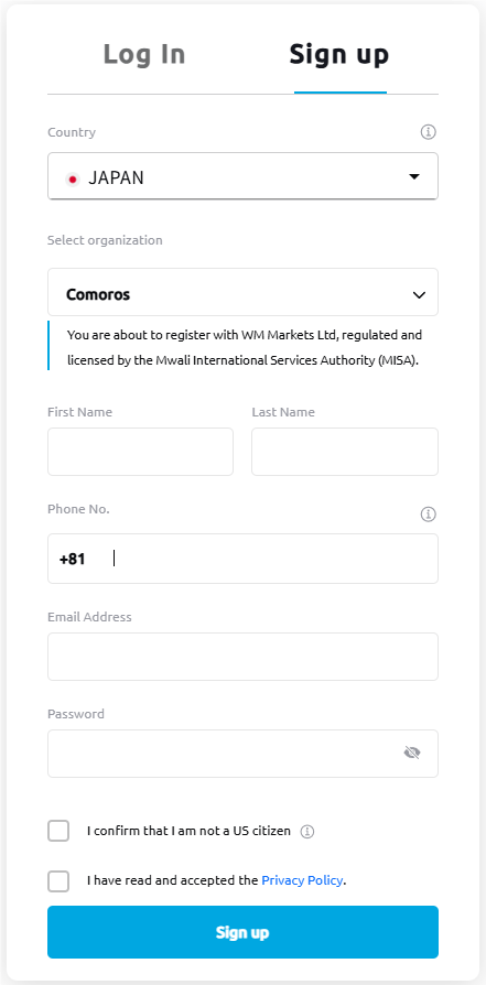 Registration Form Information
