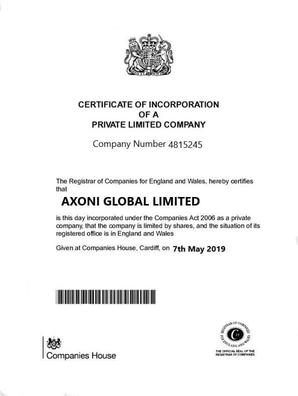 Axoni Global Limited