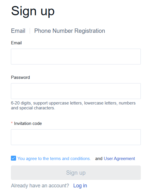 Formulário de Registro