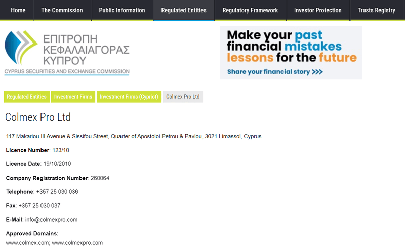 FOREX Regulatory Information 2