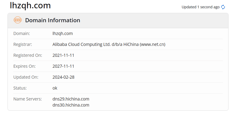 Navigator whois.com Domain Age Data