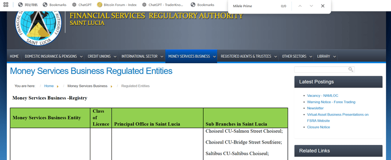 Regulatory Inquiry Information
