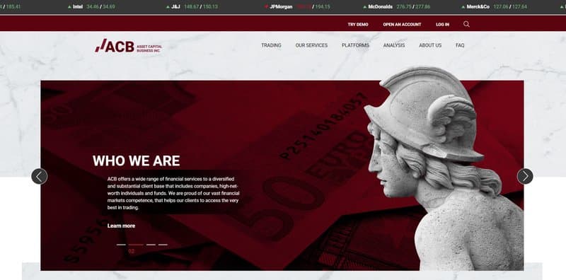 ACB Official Website
