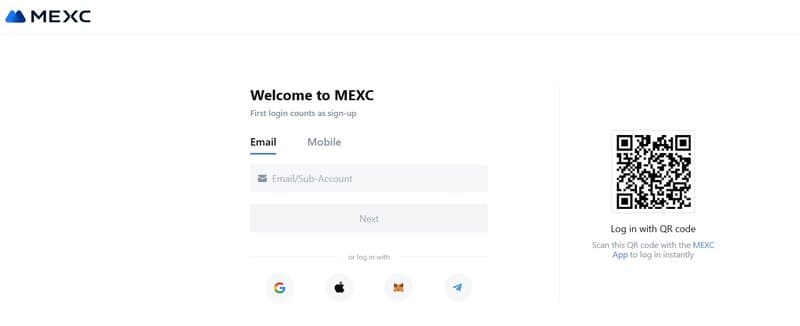 MEXC Registration