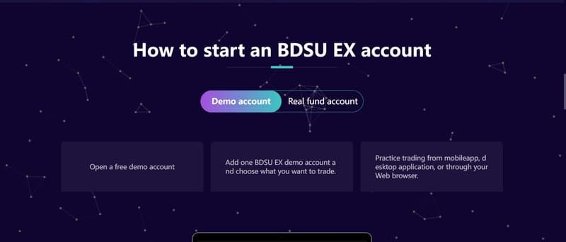 BDSU EX的账户类型