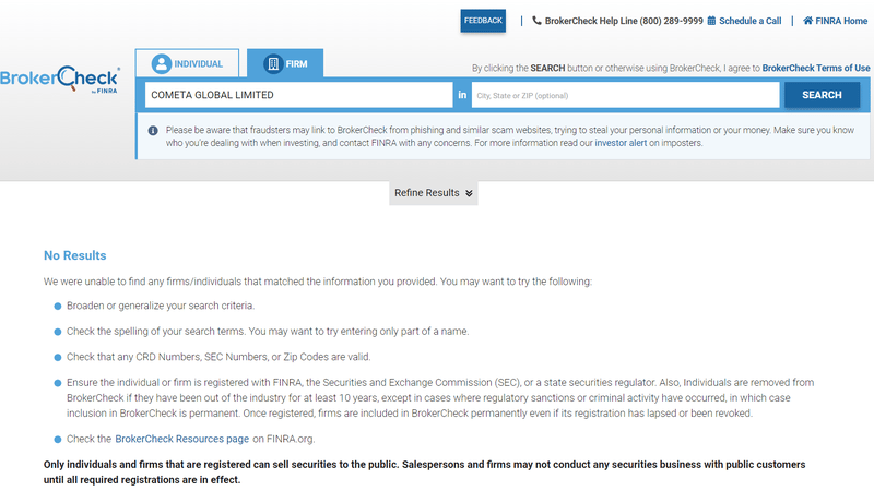 COMETA GLOBAL LIMITED