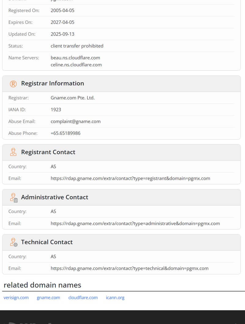 whois