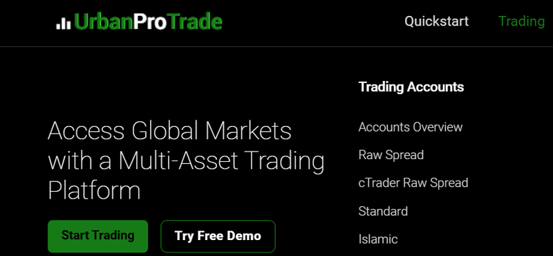 Urban Pro Trade account