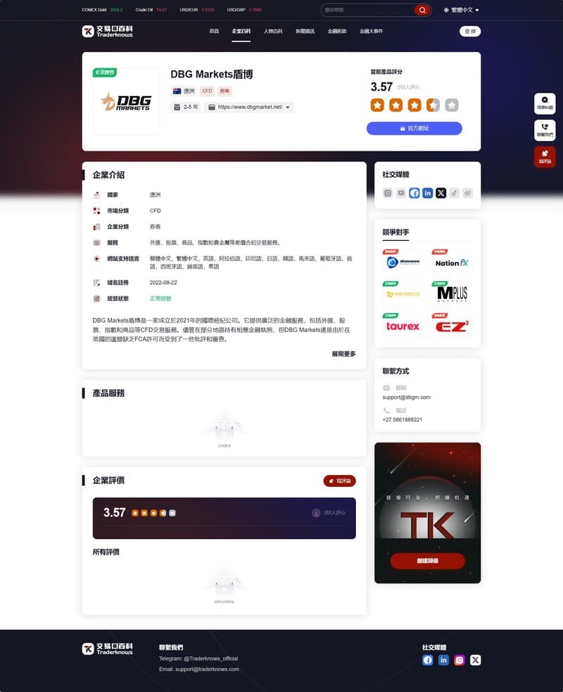 DBG Markets(繁)