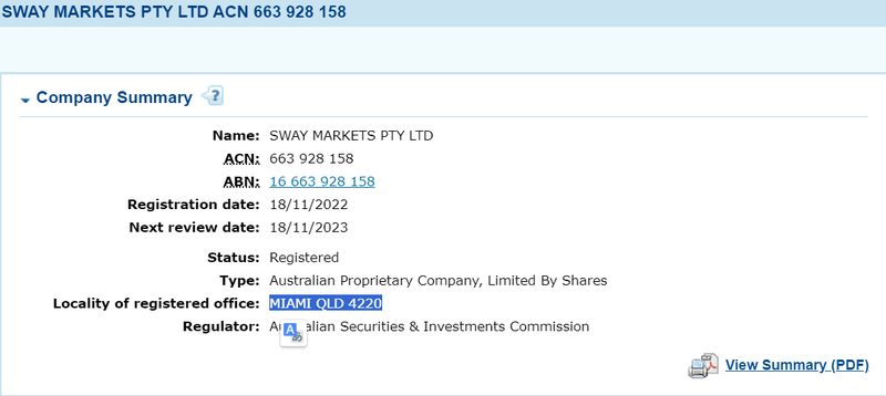 Sway Markets
