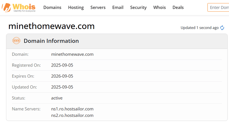 Whois Query Result