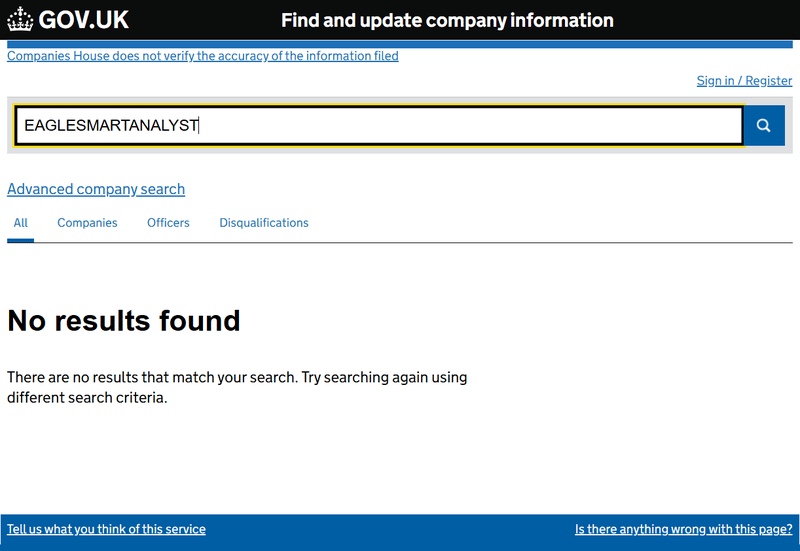 Companies House Query Result