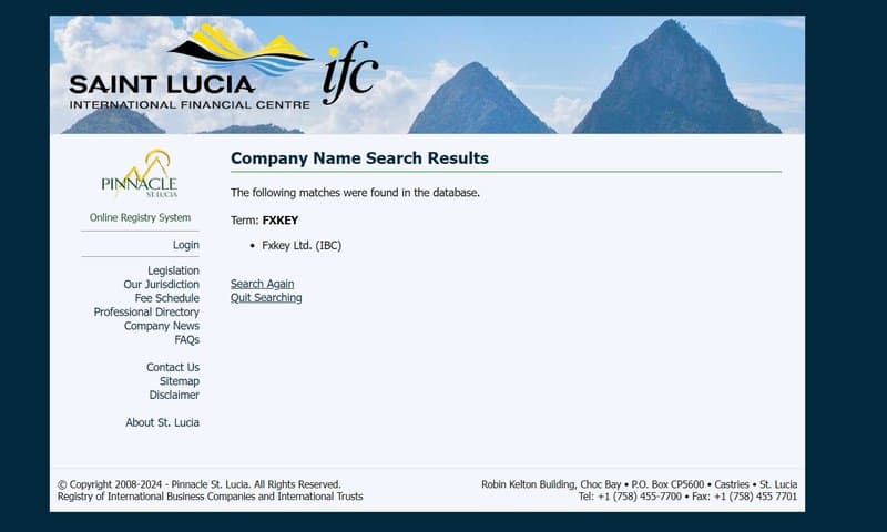 Corporate Background of FXKEY LTD