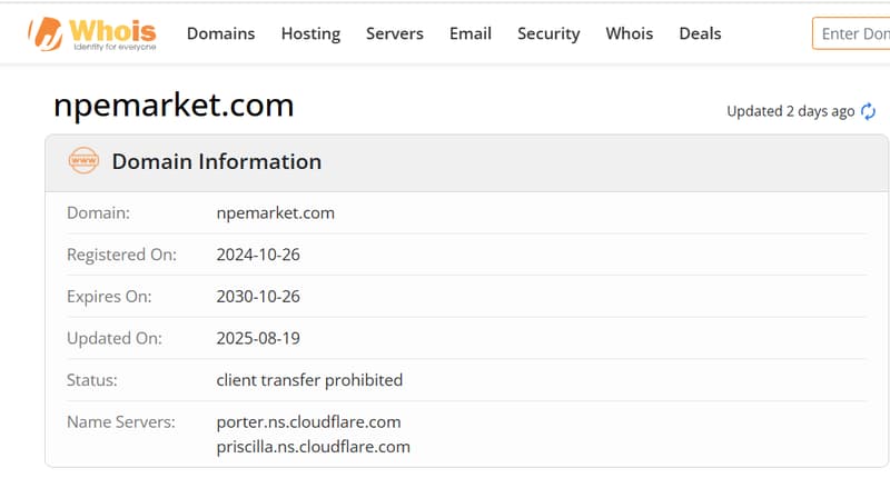 Domain Registration Status