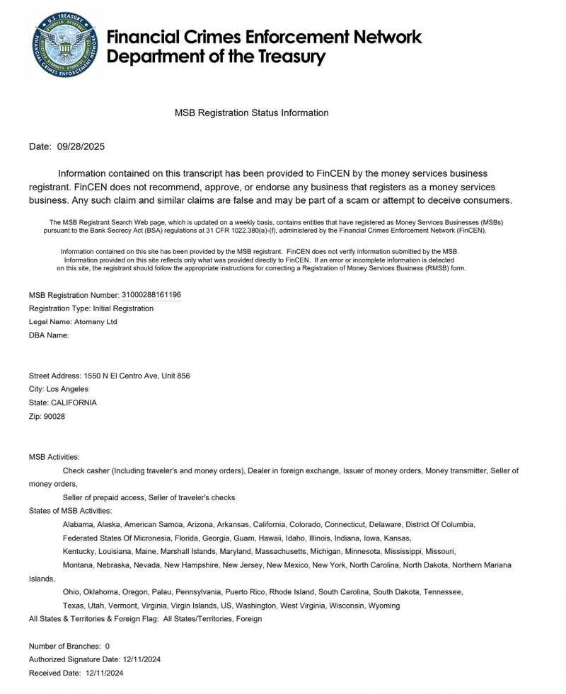 atomany.com Scam Alert – Pig-Butchering Fraud. Do Not Invest
