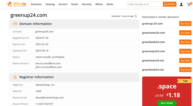 whois