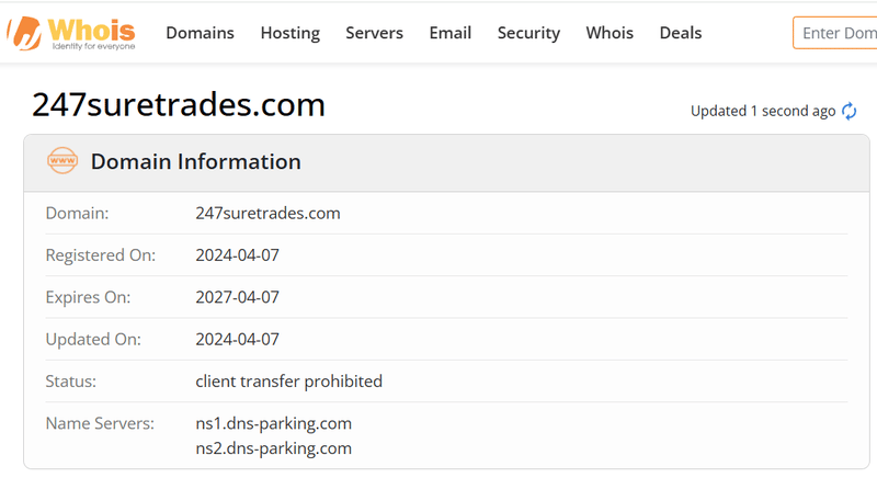 Whois Query Result