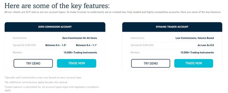 CIF Account Types