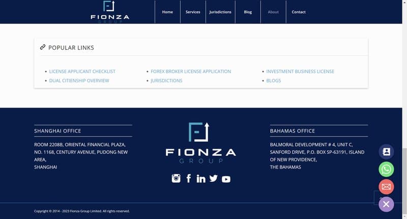 fionza Group社媒截图