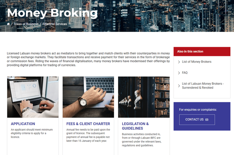Money broking A