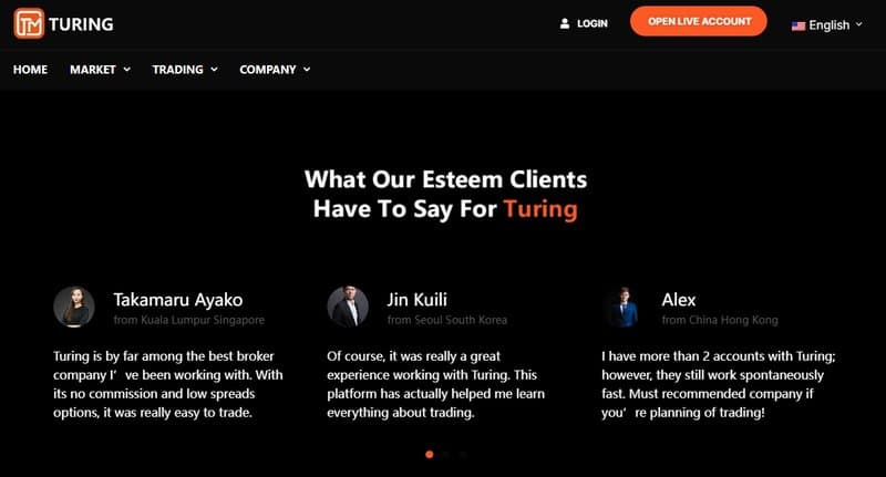 English 'about us' page