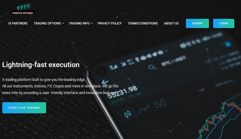 Similar website design to Aircrypt Trades