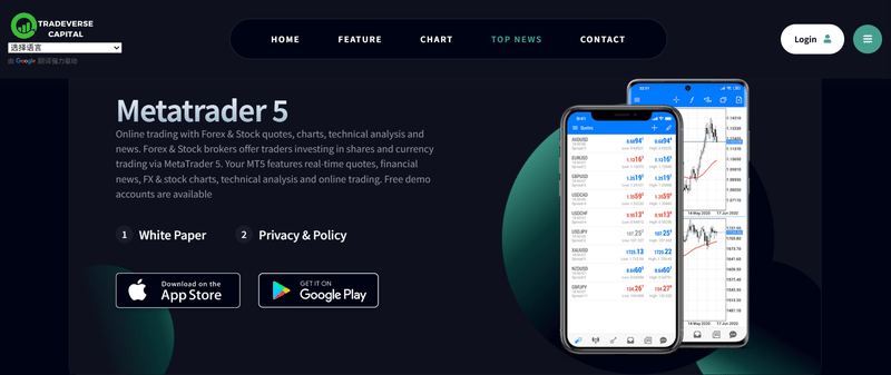 Software de trading reclamado por el sitio