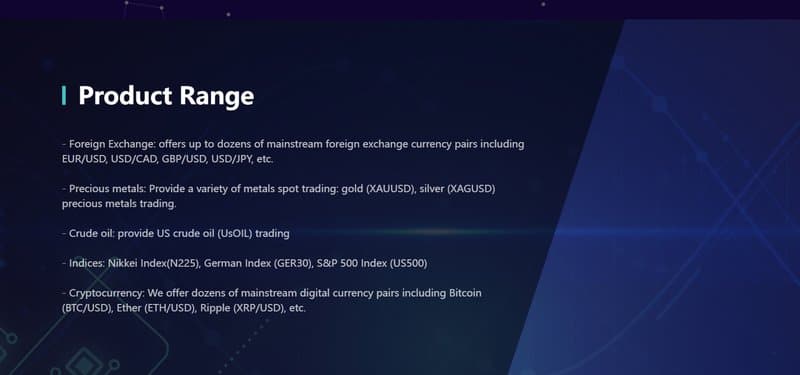 Vantage Bit's Trading Products
