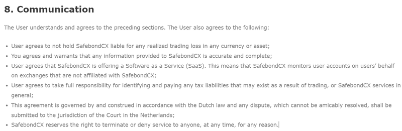 SafeBondCX