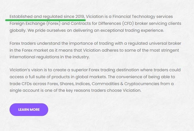 Viciation claims company founded in 2019