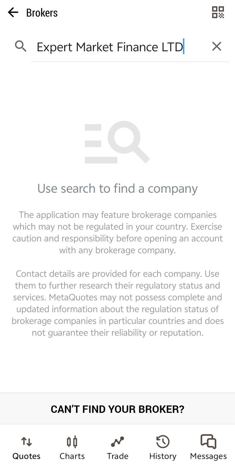 MT5 Query Result