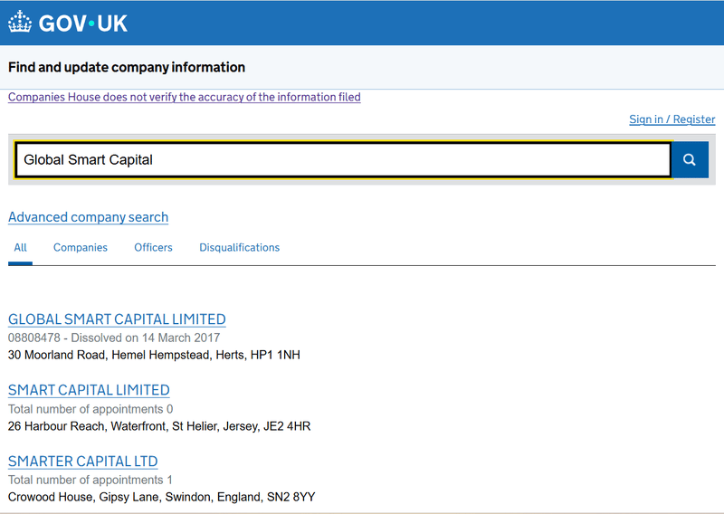Companies House Query Result