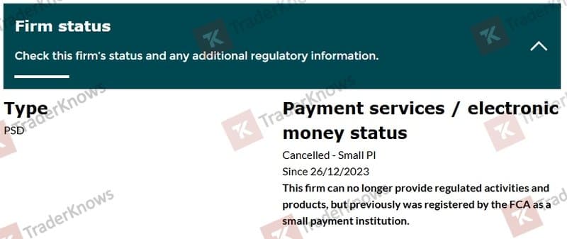 百合外汇在FCA注册为Payment Services Directive
