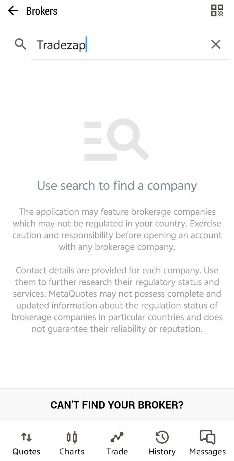 MT5 Query Result