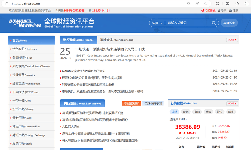RESSET Official Website