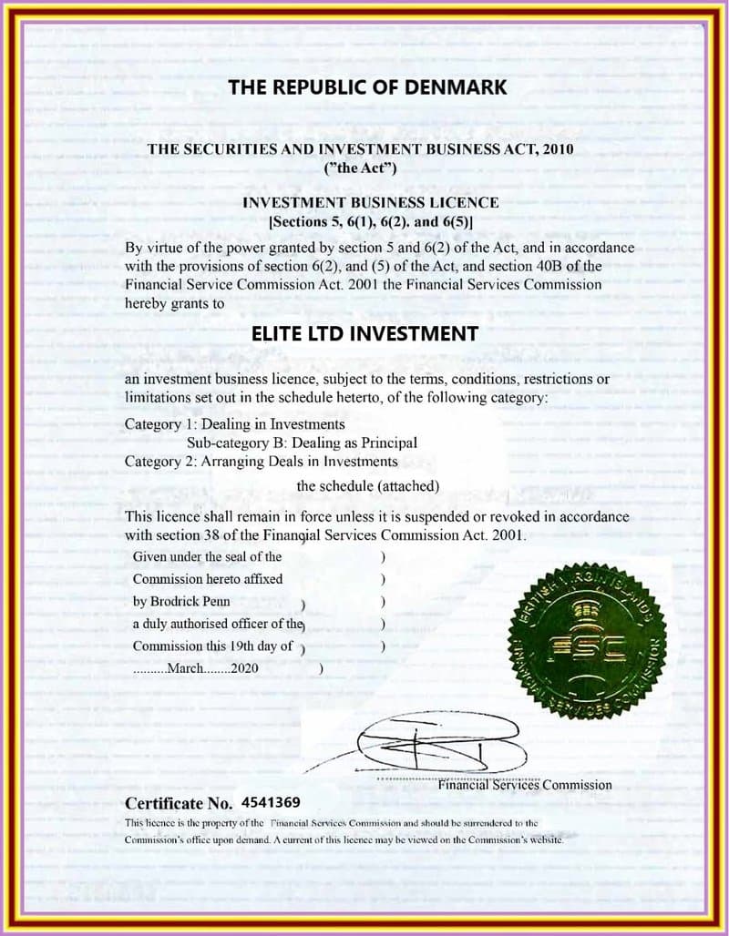Elite Ltd Invest