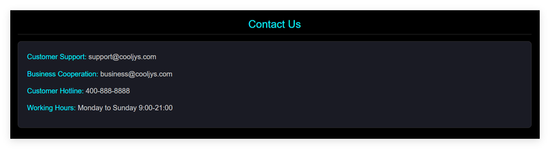 Contact Us