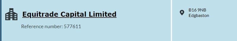 Equitrade Capital FCA enquiry