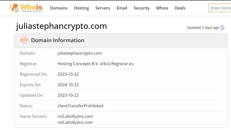 Company Background of Julia Stephan Crypto