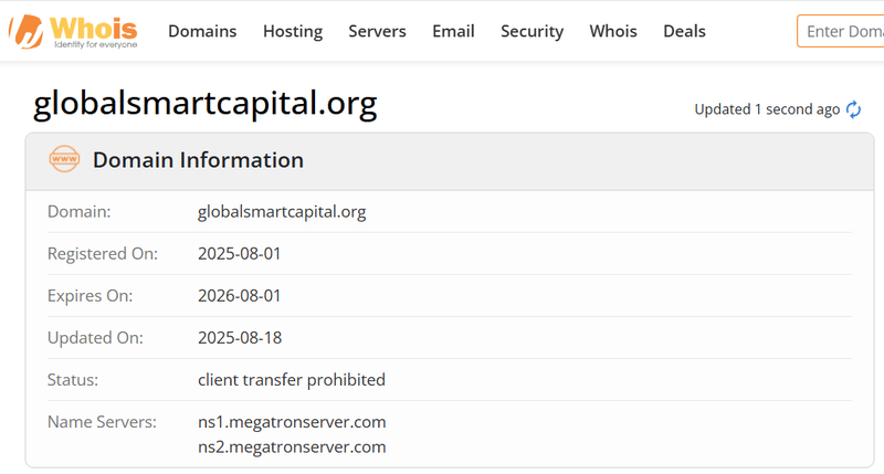 Whois Query Result