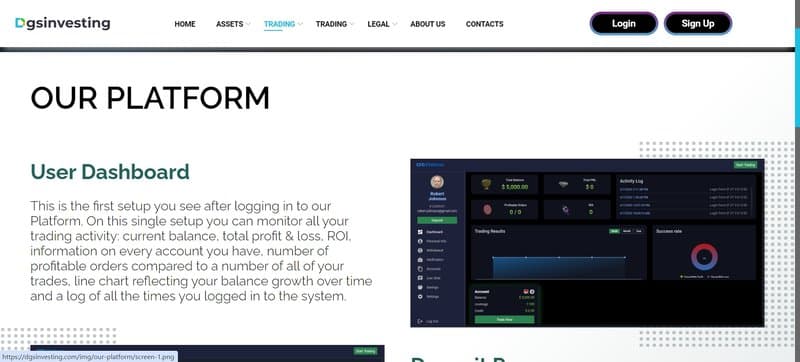 Dgsinvesting's trading software