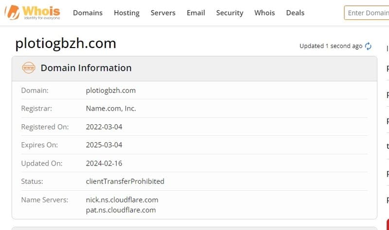 Palit Good Whois Registration
