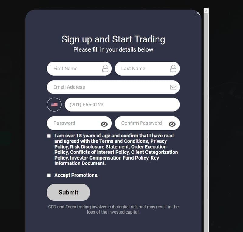 GMT Platform Account Registration Process