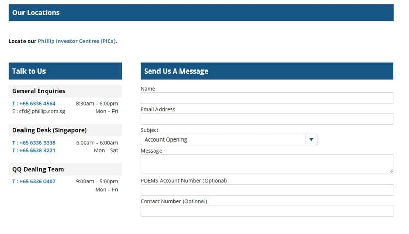 Phillip CFD Customer Support
