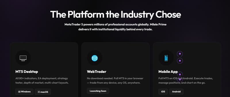 Trading Platform Information
