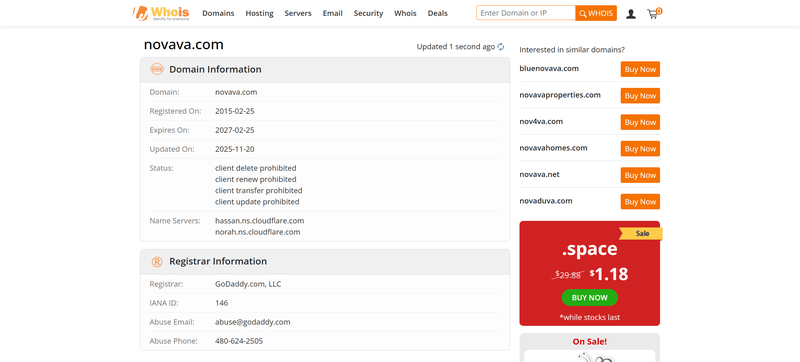 Domain Registration Time